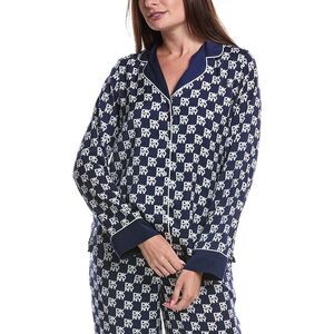 Dkny Womens 2Pc Top & Pant Sleep Set, Blue